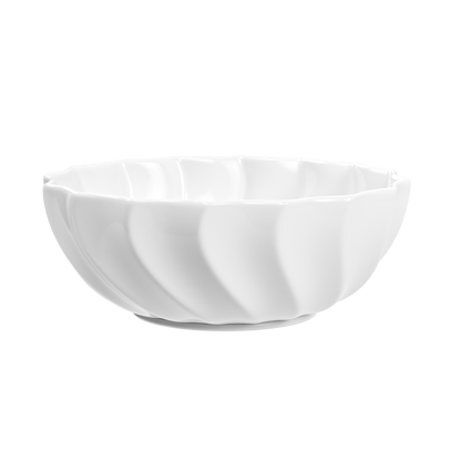 ELLAI 18.3''x6.5'' Round Vessel Sink Glossy White Bathroom Sink Above Counter Bowl Sink Porcelain Ceramic Vanity Art Basin