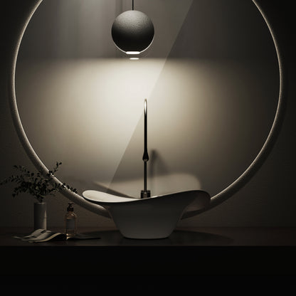 ELLAI Bonnet Bathroom Vessel Sink Above Counter, White Ceramic Vessel Sink, Countertop Vanity Sink Art Basin, 20"x 19.3"x7.4"(Drain, Faucet and the soap dish are not included)