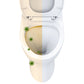 ELLAI One Piece Elongated Toilet Power Dual Flush 1.1/1.6 GPF Standard White 12” Rough In Modern Toilet for Bathroom with Soft Closing Seat and Comfort Chair Seat 17"ADA Height, 27.6”x15.1”x31.6”